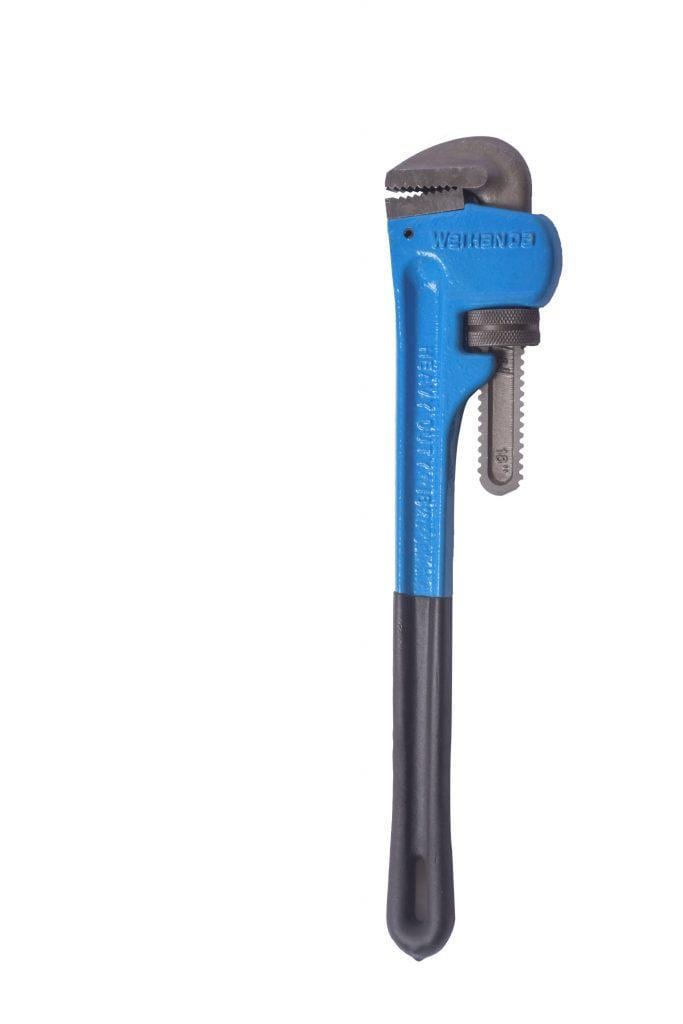 Adjust Manual Pipe Wrench Blue 18"