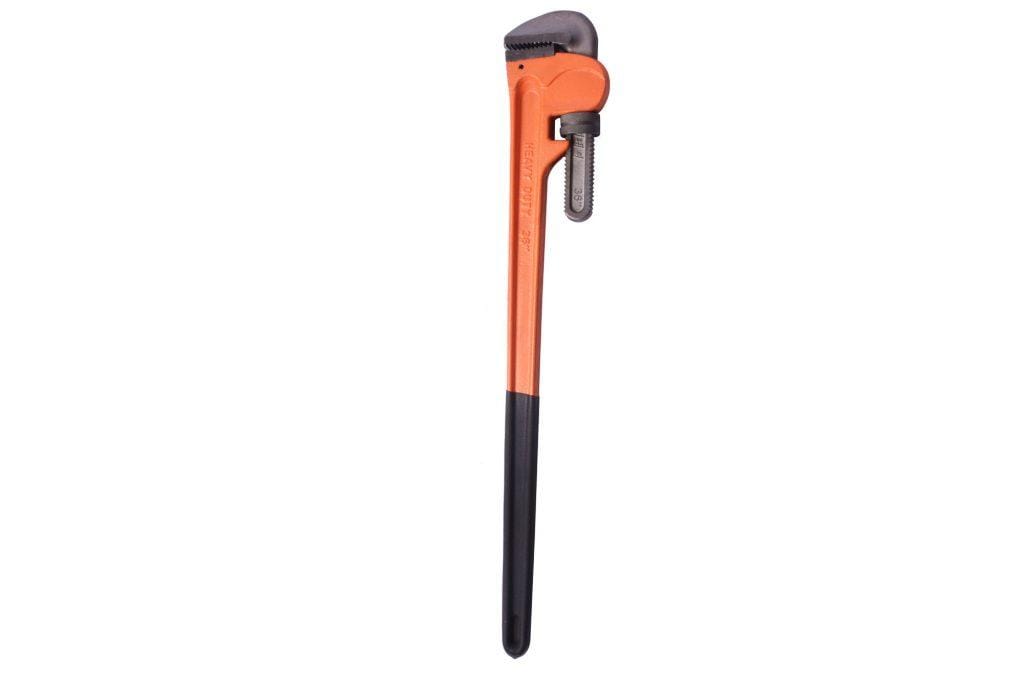 Adjust Manual Pipe Wrench Orange 36"