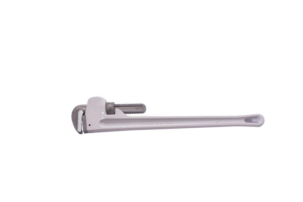 Adjust Manual Pipe Wrench Silver Alumunium  24"