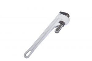 Adjust Manual Pipe Wrench Silver Alumunium  18″