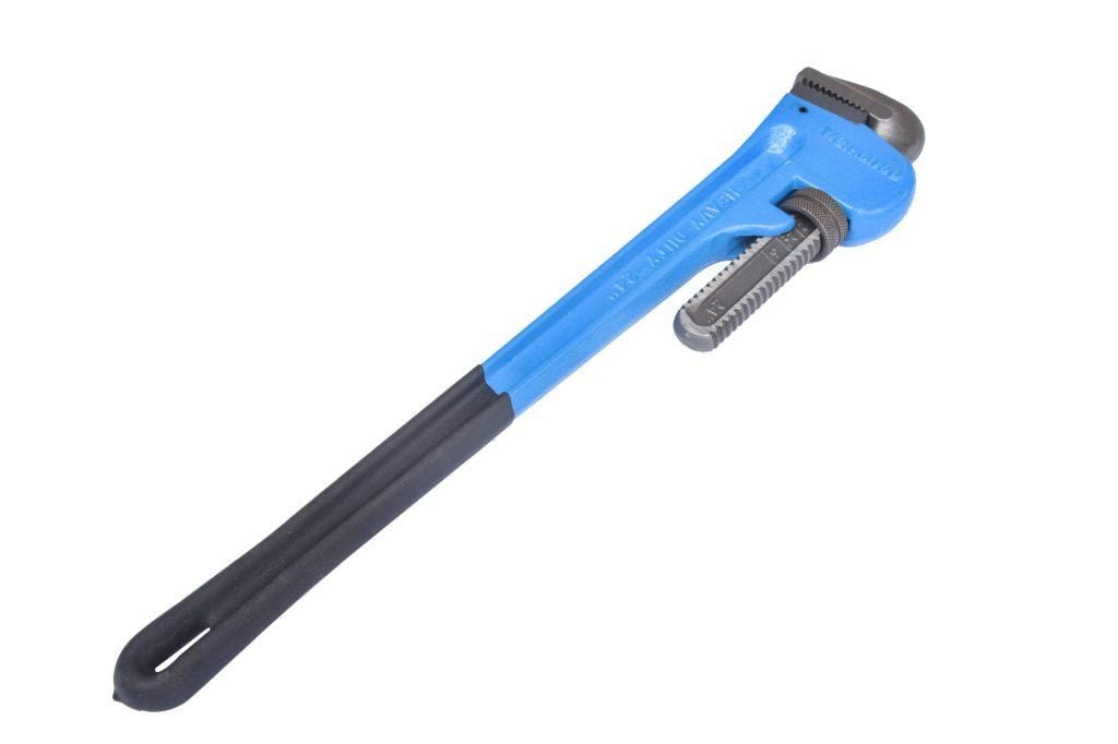 Adjust Manual Pipe Wrench Blue 24"
