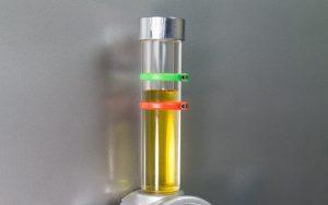 3″ Long, Acrylic Coloumn with Level Rings and Vent Tube
