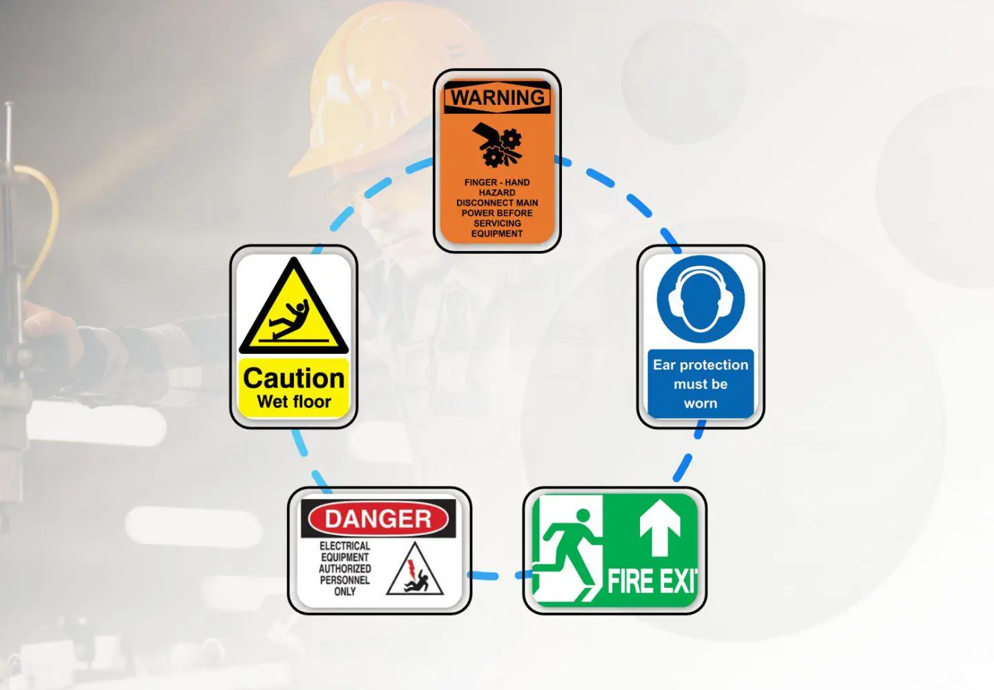 Color Code on Industrial equipment
